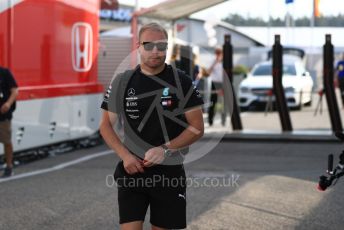 World © Octane Photographic Ltd. Formula 1 – German GP - Paddock. Mercedes AMG Petronas Motorsport AMG F1 W10 EQ Power+ - Valtteri Bottas. Hockenheimring, Hockenheim, Germany. Friday 26th July 2019.