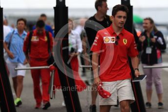 World © Octane Photographic Ltd. Formula 1 – German GP - Paddock. Scuderia Ferrari SF90 – Charles Leclerc. Hockenheimring, Hockenheim, Germany. Saturday 27th July 2019.