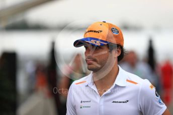 World © Octane Photographic Ltd. Formula 1 – German GP - Paddock. McLaren MCL34 – Carlos Sainz. Hockenheimring, Hockenheim, Germany. Saturday 27th July 2019.
