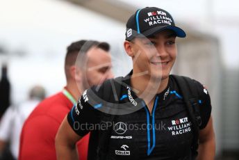 World © Octane Photographic Ltd. Formula 1 – German GP - Paddock. ROKiT Williams Racing FW 42 – George Russell. Hockenheimring, Hockenheim, Germany. Saturday 27th July 2019.