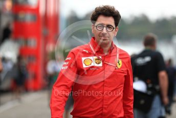 World © Octane Photographic Ltd. Formula 1 - German GP - Practice 3. Mattia Binotto – Team Principal of Scuderia Ferrari. Hockenheimring, Hockenheim, Germany. Saturday 27th July 2019.