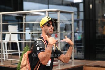 World © Octane Photographic Ltd. Formula 1 – German GP - Paddock. Renault Sport F1 Team RS19 – Daniel Ricciardo. Hockenheimring, Hockenheim, Germany. Saturday 27th July 2019.