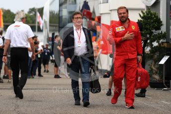 World © Octane Photographic Ltd. Formula 1 - German GP - Practice 3. Louis Camilleri - CEO of Ferrari and former Chairman of Philip Morris International. Hockenheimring, Hockenheim, Germany. Saturday 27th July 2019.