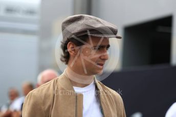 World © Octane Photographic Ltd. Formula 1 - German GP - Paddock. Esteban Gutierrez  - Simulator Driver for Mercedes. Hockenheimring, Hockenheim, Germany. Sunday 28th July 2019.