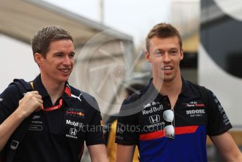 World © Octane Photographic Ltd. Formula 1 – German GP - Paddock. Scuderia Toro Rosso STR14 – Daniil Kvyat. Hockenheimring, Hockenheim, Germany. Sunday 28th July 2019.