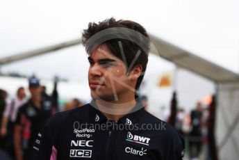 World © Octane Photographic Ltd. Formula 1 – German GP - Paddock. SportPesa Racing Point RP19 – Lance Stroll. Hockenheimring, Hockenheim, Germany. Sunday 28th July 2019.