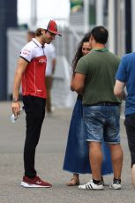 World © Octane Photographic Ltd. Formula 1 – German GP - Paddock. Alfa Romeo Racing C38 – Antonio Giovinazzi. Hockenheimring, Hockenheim, Germany. Sunday 28th July 2019.