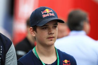 World © Octane Photographic Ltd. Formula 1 – German GP - Paddock. Red Bull Racing young driver Jonny Edgar. Hockenheimring, Hockenheim, Germany. Sunday 28th July 2019.