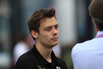 World © Octane Photographic Ltd. Formula 1 – German GP - Paddock. Rich Energy Haas F1 Team VF19 Reserve Driver – Loius Deletraz. Hockenheimring, Hockenheim, Germany. Sunday 28th July 2019.