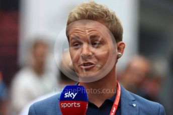 World © Octane Photographic Ltd. Formula 1 – German GP - Paddock. Sky Sports - Nico Rosberg. Hockenheimring, Hockenheim, Germany. Sunday 28th July 2019.