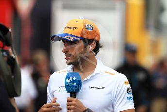 World © Octane Photographic Ltd. Formula 1 – German GP - Paddock. McLaren MCL34 – Carlos Sainz. Hockenheimring, Hockenheim, Germany. Sunday 28th July 2019.