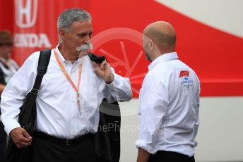 World © Octane Photographic Ltd. Formula 1 - German GP - Paddock. Chase Carey - Chief Executive Officer of the Formula One Group. Hockenheimring, Hockenheim, Germany. Sunday 28th July 2019.