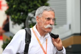 World © Octane Photographic Ltd. Formula 1 - German GP - Paddock. Chase Carey - Chief Executive Officer of the Formula One Group. Hockenheimring, Hockenheim, Germany. Sunday 28th July 2019.