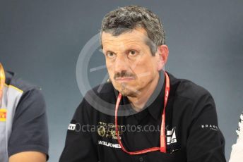 World © Octane Photographic Ltd. Formula 1 - German GP – Friday FIA Team Press Conference. Guenther Steiner - Team Principal of Rich Energy Haas F1 Team. Hockenheimring, Hockenheim, Germany. Friday 26th July 2019.