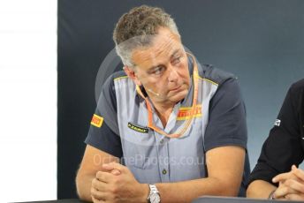 World © Octane Photographic Ltd. Formula 1 - German GP – Friday FIA Team Press Conference. Mario Isola – Pirelli Head of Car Racing. Hockenheimring, Hockenheim, Germany. Friday 26th July 2019.