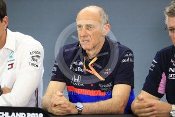 World © Octane Photographic Ltd. Formula 1 - German GP – Friday FIA Team Press Conference. Franz Tost – Team Principal of Scuderia Toro Rosso. Hockenheimring, Hockenheim, Germany. Friday 26th July 2019.