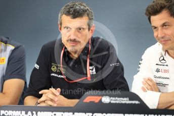 World © Octane Photographic Ltd. Formula 1 - German GP – Friday FIA Team Press Conference. Guenther Steiner  - Team Principal of Rich Energy Haas F1 Team. Hockenheimring, Hockenheim, Germany. Friday 26th July 2019.