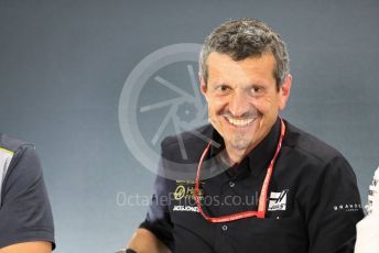 World © Octane Photographic Ltd. Formula 1 - German GP – Friday FIA Team Press Conference. Guenther Steiner - Team Principal of Rich Energy Haas F1 Team. Hockenheimring, Hockenheim, Germany. Friday 26th July 2019.