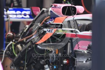 World © Octane Photographic Ltd. Formula 1 – German GP - Paddock. SportPesa Racing Point RP19. Hockenheimring, Hockenheim, Germany. Thursday 25th July 2019.