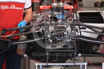 World © Octane Photographic Ltd. Formula 1 – German GP - Paddock. Alfa Romeo Racing C38. Hockenheimring, Hockenheim, Germany. Thursday 25th July 2019.