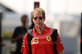 World © Octane Photographic Ltd. Formula 1 – German GP - Paddock. Scuderia Ferrari SF90 – Sebastian Vettel. Hockenheimring, Hockenheim, Germany. Thursday 25th July 2019.