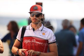 World © Octane Photographic Ltd. Formula 1 – German GP - Paddock. Alfa Romeo Racing C38 – Antonio Giovinazzi. Hockenheimring, Hockenheim, Germany. Thursday 25th July 2019.