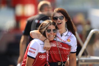 World © Octane Photographic Ltd. Formula 1 – German GP - Paddock. Alfa Romeo Racing C38 – media team. Hockenheimring, Hockenheim, Germany. Thursday 25th July 2019.