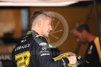 World © Octane Photographic Ltd. Formula 1 – German GP - Paddock. Renault Sport F1 Team RS19 – Nico Hulkenberg. Hockenheimring, Hockenheim, Germany. Thursday 25th July 2019.