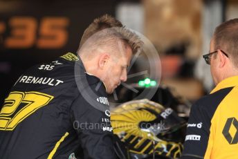 World © Octane Photographic Ltd. Formula 1 – German GP - Paddock. Renault Sport F1 Team RS19 – Nico Hulkenberg. Hockenheimring, Hockenheim, Germany. Thursday 25th July 2019.