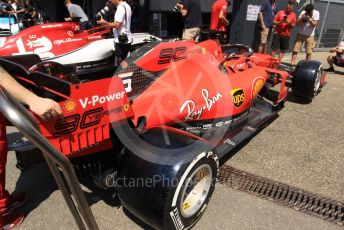 World © Octane Photographic Ltd. Formula 1 – German GP - Paddock. Scuderia Ferrari SF90. Hockenheimring, Hockenheim, Germany. Thursday 25th July 2019.