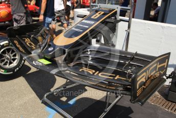 World © Octane Photographic Ltd. Formula 1 – German GP - Paddock. Rich Energy Haas F1 Team VF19 – Romain Grosjean. Hockenheimring, Hockenheim, Germany. Thursday 25th July 2019.