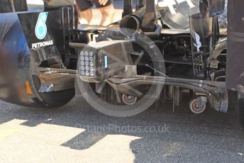 World © Octane Photographic Ltd. Formula 1 – German GP - Paddock. Mercedes AMG Petronas Motorsport AMG F1 W10 EQ Power+. Hockenheimring, Hockenheim, Germany. Thursday 25th July 2019.