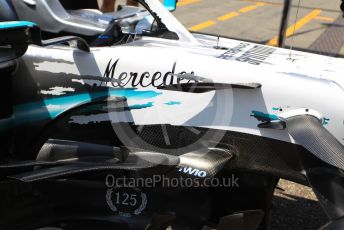 World © Octane Photographic Ltd. Formula 1 – German GP - Paddock. Mercedes AMG Petronas Motorsport AMG F1 W10 EQ Power+. Hockenheimring, Hockenheim, Germany. Thursday 25th July 2019.