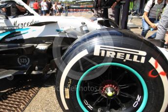 World © Octane Photographic Ltd. Formula 1 – German GP - Paddock. Mercedes AMG Petronas Motorsport AMG F1 W10 EQ Power+. Hockenheimring, Hockenheim, Germany. Thursday 25th July 2019.