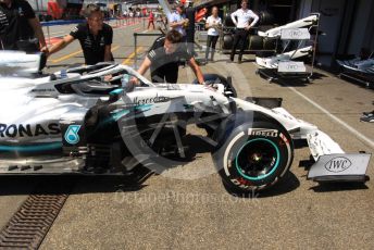 World © Octane Photographic Ltd. Formula 1 – German GP - Paddock. Mercedes AMG Petronas Motorsport AMG F1 W10 EQ Power+. Hockenheimring, Hockenheim, Germany. Thursday 25th July 2019.