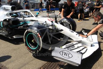 World © Octane Photographic Ltd. Formula 1 – German GP - Paddock. Mercedes AMG Petronas Motorsport AMG F1 W10 EQ Power+. Hockenheimring, Hockenheim, Germany. Thursday 25th July 2019.