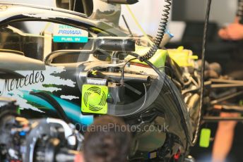 World © Octane Photographic Ltd. Formula 1 – German GP - Paddock. Mercedes AMG Petronas Motorsport AMG F1 W10 EQ Power+. Hockenheimring, Hockenheim, Germany. Thursday 25th July 2019.