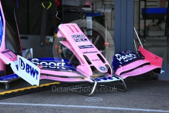 World © Octane Photographic Ltd. Formula 1 – German GP - Paddock. SportPesa Racing Point RP19 - Sergio Perez. Hockenheimring, Hockenheim, Germany. Thursday 25th July 2019.