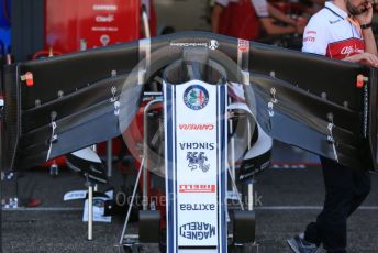 World © Octane Photographic Ltd. Formula 1 – German GP - Paddock. Alfa Romeo Racing C38. Hockenheimring, Hockenheim, Germany. Thursday 25th July 2019.