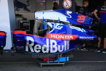 World © Octane Photographic Ltd. Formula 1 – German GP - Paddock. Scuderia Toro Rosso STR14. Hockenheimring, Hockenheim, Germany. Thursday 25th July 2019.