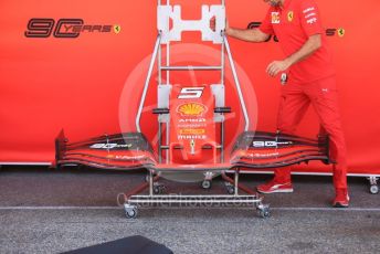 World © Octane Photographic Ltd. Formula 1 – German GP - Paddock. Scuderia Ferrari SF90 – Sebastian Vettel. Hockenheimring, Hockenheim, Germany. Thursday 25th July 2019.