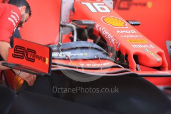 World © Octane Photographic Ltd. Formula 1 – German GP - Paddock. Scuderia Ferrari SF90 – Charles Leclerc. Hockenheimring, Hockenheim, Germany. Thursday 25th July 2019.