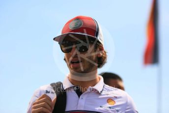 World © Octane Photographic Ltd. Formula 1 – German GP - Paddock. Alfa Romeo Racing C38 – Antonio Giovinazzi. Hockenheimring, Hockenheim, Germany. Thursday 25th July 2019.