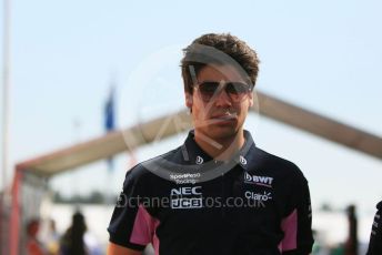 World © Octane Photographic Ltd. Formula 1 – German GP - Paddock. SportPesa Racing Point RP19 – Lance Stroll. Hockenheimring, Hockenheim, Germany. Thursday 25th July 2019.