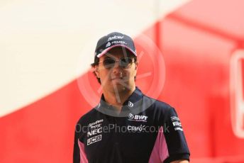 World © Octane Photographic Ltd. Formula 1 – German GP - Paddock. SportPesa Racing Point RP19 - Sergio Perez. Hockenheimring, Hockenheim, Germany. Thursday 25th July 2019.