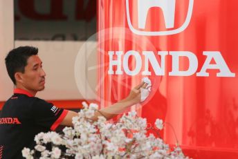 World © Octane Photographic Ltd. Formula 1 – German GP - Track walk. Honda. Hockenheimring, Hockenheim, Germany. Thursday 25th July 2019.