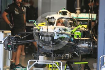 World © Octane Photographic Ltd. Formula 1 – German GP - Paddock. Mercedes AMG Petronas Motorsport AMG F1 W10 EQ Power+. Hockenheimring, Hockenheim, Germany. Thursday 25th July 2019.