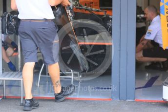 World © Octane Photographic Ltd. Formula 1 – German GP - Paddock. McLaren MCL34. Hockenheimring, Hockenheim, Germany. Thursday 25th July 2019.