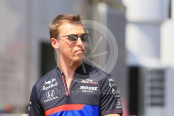 World © Octane Photographic Ltd. Formula 1 – German GP - Paddock. Scuderia Toro Rosso STR14 – Daniil Kvyat. Hockenheimring, Hockenheim, Germany. Thursday 25th July 2019.