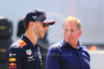 World © Octane Photographic Ltd. Formula 1 – German GP - Paddock. Aston Martin Red Bull Racing RB15 – Pierre Gasly. Hockenheimring, Hockenheim, Germany. Thursday 25th July 2019.